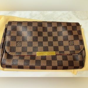 Louis Vuitton favorite handbag Damier MM